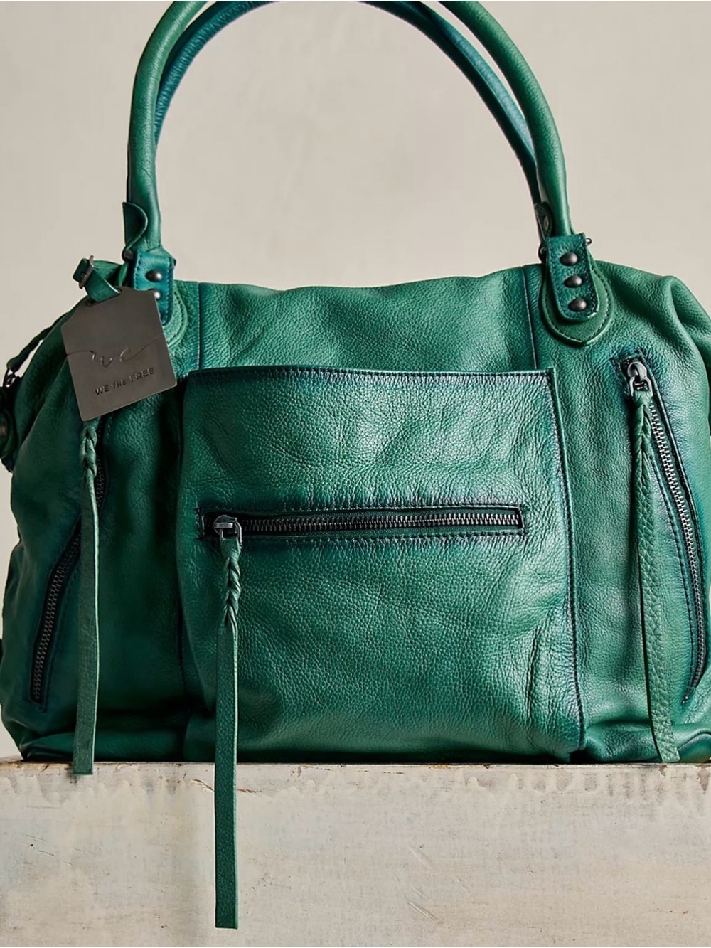 NEW Free People Large Emerson - Greenery